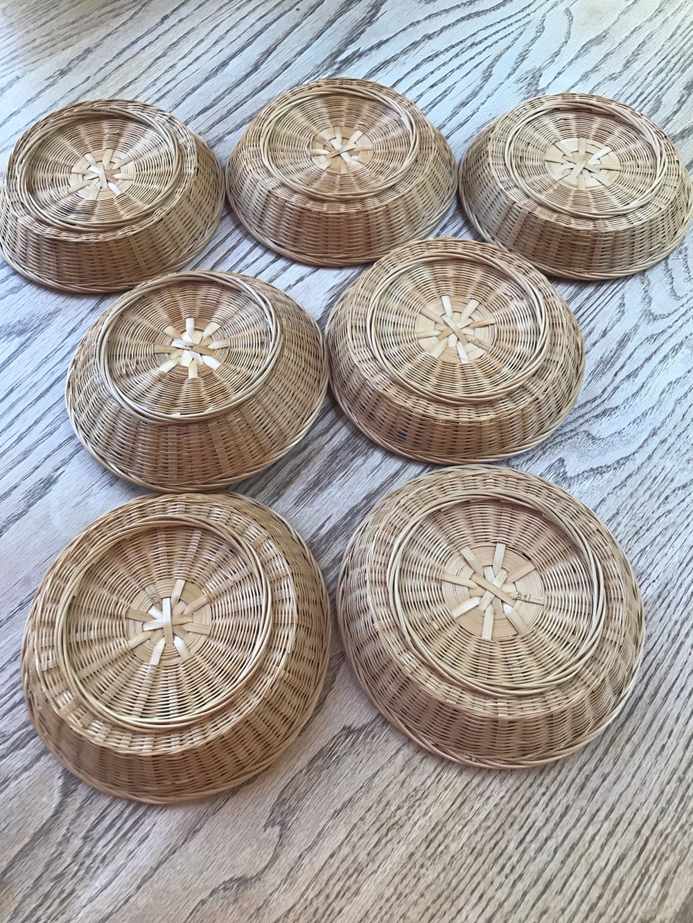 VTG Rattan Basket Set - Picture 4 of 10